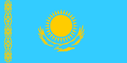 Национальный флаг, Казахстан