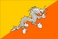 Национальный флаг, Бутан