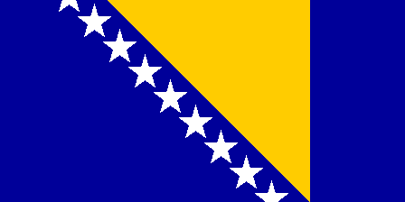 Национальный флаг, Босния и Герцеговина