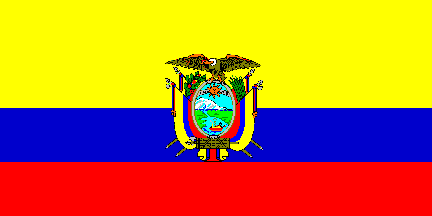 Национальный флаг, Эквадор