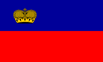 Национальный флаг, Лихтенштейн