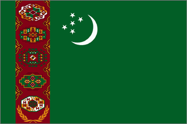 Национальный флаг, Туркменистан